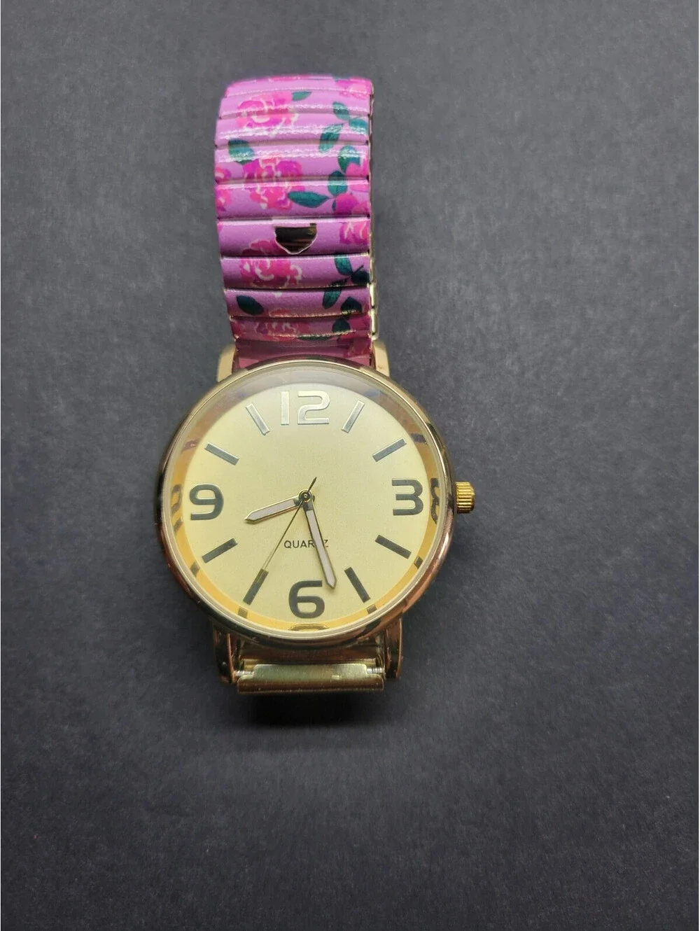 Macy's Womens Quartz Watch Pink Rose & Gold Analog   **SEE DETAILS**